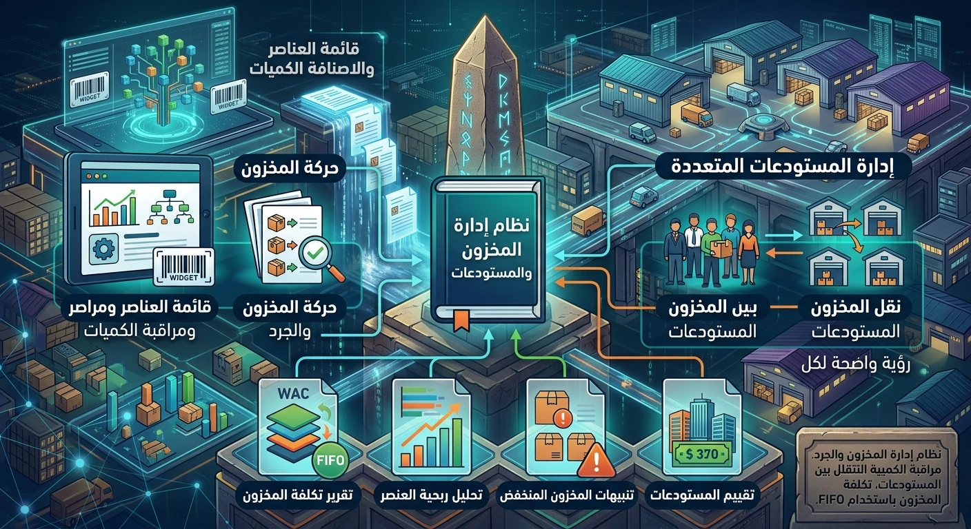 مخزون ومستودعات تحت السيطرة